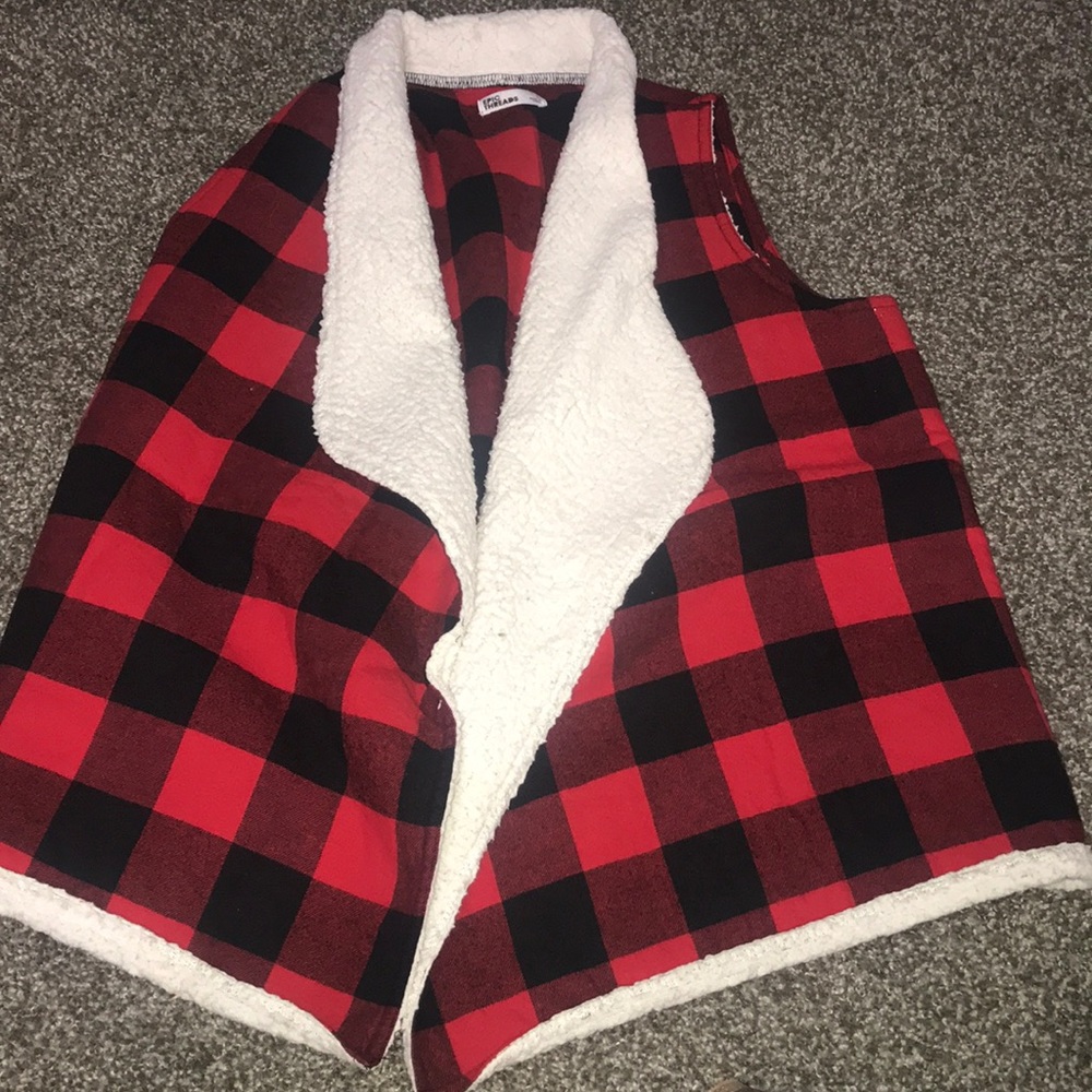 Fuzzy fall vest
